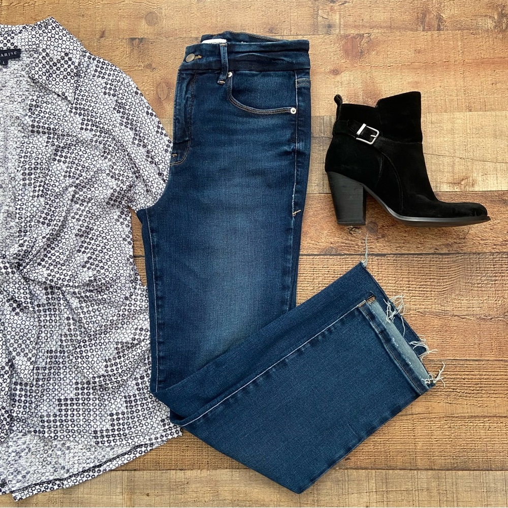 JEANS GOOD AMERICAN ⭐️NWOT Light Compression Classic Bootcut Hi-Rise Jeans